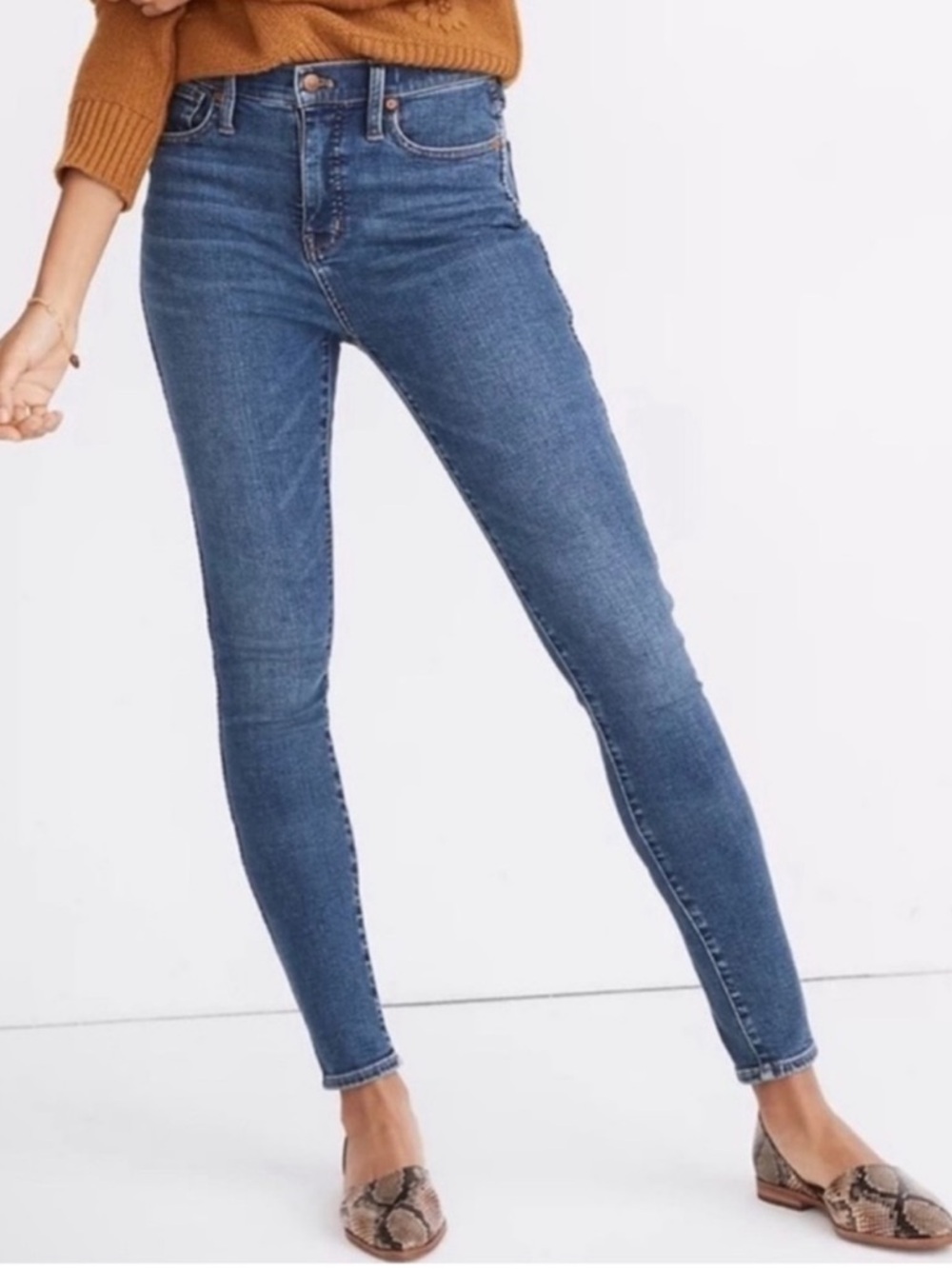 NWT Madewell 10” High Rise Skinny Jeans